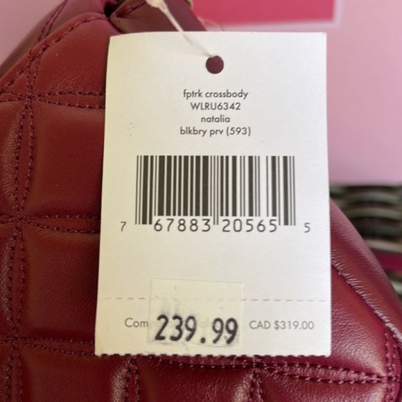 Kate Spade Natalia Crossbody Blackberry Preserve - Picture 9 of 16